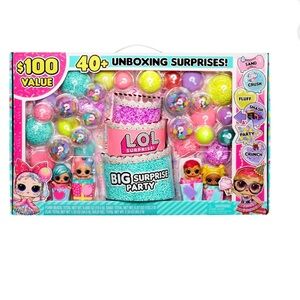 L.O.L. Surprise! Big Surprise Party, 4 collectible Dolls. NEW